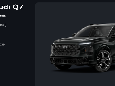 Audi All-new Q7  2027 à Barrie, Ontario