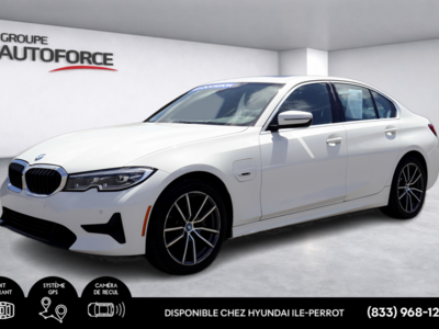 BMW 3 Series 330E XDRIVE - PLUG-IN HYBRID - 2SET OF TIRES 2022 NOUVEL ARRIVAGE - 1PROPRIÉTAIRE - JAMAIS ACCIDENTÉ