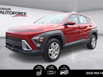 Hyundai Kona ESSENTIAL - AWD - REMOTE STARTER - CARPLAY 2024 NOUVEL ARRIVAGE - 1PROPRIÉTAIRE - JAMAIS ACCIDENTÉ - TRÈS BIEN ENTRETENU - CERTIFIÉ HYUNDAI