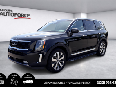 Kia Telluride SX LIMITED - 7SEATS - LEATHER - PANO SUNROOF 2022 84MOIS - TAXES, INTÉRÊT, 0$ COMPTANT = 214$/2SEM - AVEC 2ANS GARANTIE = 239$/2SEM