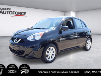 Nissan Micra SV - AUTOMATIC - MAGS - A/C - POWER EQUIPMENT 2018 NOUVEL ARRIVAGE - 1PROPRIÉTAIRE - JAMAIS ACCIDENTÉ