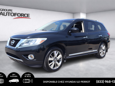 Nissan Pathfinder PLATINUM - 4X4 - LEATHER - DUAL SUNROOF 2014 NOUVELLE ARRIVAGE - JAMAIS ACCIDENTÉ - INSPECTION COMPLÈTE - VENDU TEL QUEL
