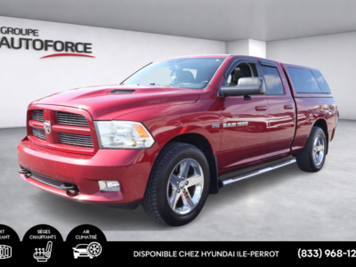 Ram 1500 SPORT - 4X4 - QUAD CAB - BACK-UP CAMERA 2012 NOUVEL ARRIVAGE - TRÈS PROPRE - CAROSSERIE TRÈS BELLE  - JAMAIS ACCIDENTÉ - INSPECTION COMPLÈTE