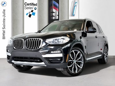 BMW X3 xDrive30i 2019 Finition en aluminium brossé avec touches de chrome satiné