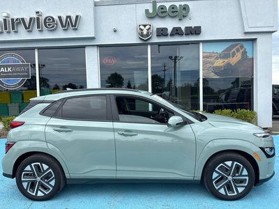 2023 Hyundai KONA ELECTRIC Ultimate Leather, heads up display, advanced safety group, sunroof, upgraded audio