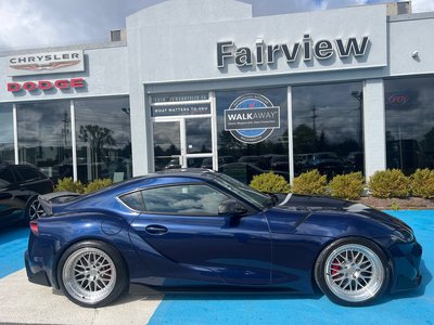 2020 Toyota GR Supra  Two sets of wheels including factory rims, charge pipes, intake, downpipe, turbo, and tuned