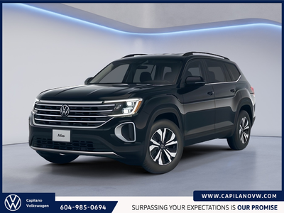 2025 Volkswagen Atlas Comfortline 2.0 TSI 4MOTION Clearance Special!