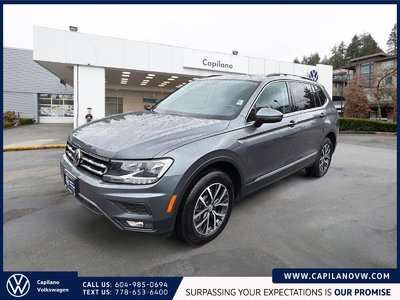 2021 Volkswagen Tiguan COMFORTLINE 4MOTION + Panoramic Sunroof Just Arrived! Local, One Owner, Low KM!,