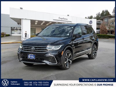 2022 Volkswagen Tiguan Highline R-Line 4MOTION Just Arrived! Local, One Owner, Hazelnut Interior