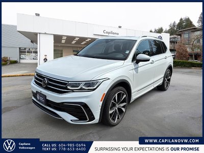 2022 Volkswagen Tiguan Highline R-Line 4MOTION Just Arrived! Local, One Owner, Fully Equipped, Low KM!