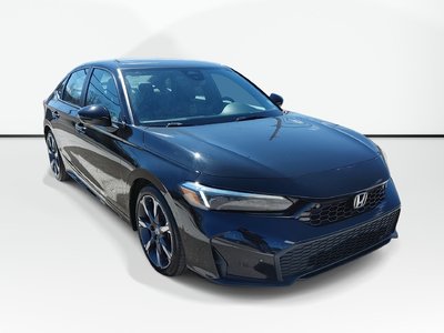 2025 Honda Civic Sedan Hybrid Sport Touring | Lthr | Sunroof | Warranty to 2030 Clean Carfax | One Owner | Dealer Serviced