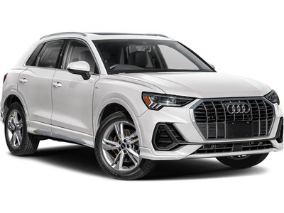 2025 Audi Q3 Turbo | Lthr | Nav | Cam | Warranty to 2029 Clean Carfax | Local Trade