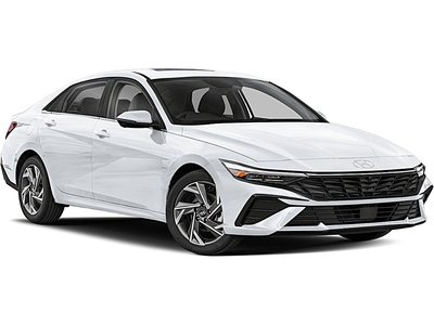 2025 Hyundai ELANTRA Luxury | Leather | MoonRoof | Cam | USB | HtdWheel Low Kms | Clean CarFax | Warranty to 2030