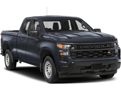 2022 Chevrolet SILVERADO 1500 CUSTOM DBL CAB | Cam | USB | Warranty to 2027 Clean Carfax | Local Trade-in