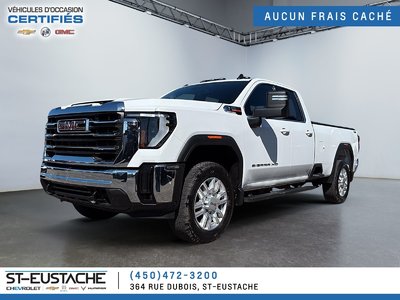 GMC SIERRA 2500 HD SLE | 4X4 | BOITE DE 8P | DURAMAX | DÉMARREUR | 2024 1 PROPRIÉTAIRE - JAMAIS ACCIDENTÉ