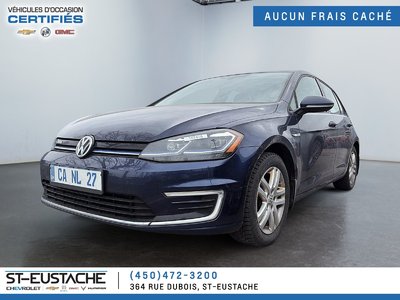 Volkswagen E-Golf COMFORTLINE | CUIR | 198 KM D'AUTONOMIE | 8 PNEUS 2020 **JAMAIS ACCIDENTÉ**