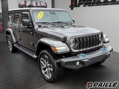 2024 Jeep Wrangler 4xe Sport S HEATED SEATS AND STEERING WHEEL, 12.3 INCH SCREEN WITH UCONNECT 5