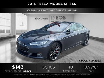 2015 Tesla Model S in Brampton, Ontario