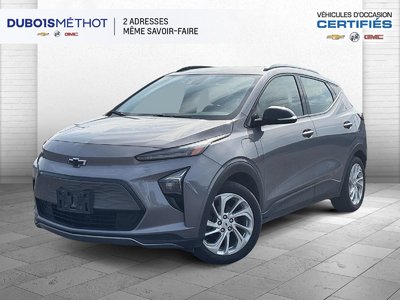 Chevrolet Bolt EUV PREMIER, CUIR, TOIT, SIEGES ET VOLANT CHAUFFANT !! 2023 VEHICULE D'OCCASION CERTIFIEE GM, TAUX DE FINANCEMENT A PARTIR DE 4.99% EN INCLUANT UN PLAN D'ENTRET
