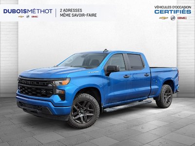 2022 Chevrolet Silverado 1500 CUSTOM, 2.7L TURBO, CREW, 4X4, CARPLAY CAMERA !!!