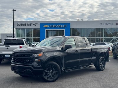 Chevrolet Silverado 1500 CUSTOM, 4X4, CREW, 2.7L TURBO, 2023 TAUX DE FINANCEMENT A PARTIR DE 4.99% EN INCLUANT UN PLAN D'ENTRETIEN GM !!!