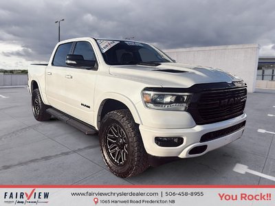 2022 Ram 1500 Laramie Sport package, 35 inch tire wheel package, fox lift kit
