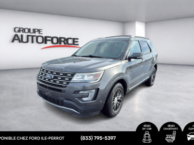 Ford Explorer LIMITED 2017 LIMITED/AWD/3.5L V6/7 PASSAGERS/ENS. REMORQUAGE CLASS 3/NAVIGATION/SIÈGES CHAUFFANTS