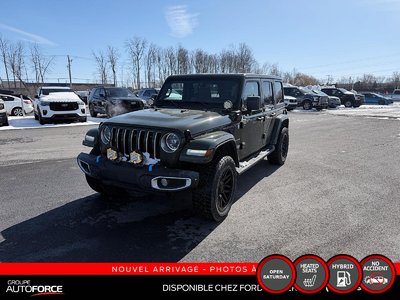 Jeep Wrangler 4xe Sahara 2023 SAHARA 4XE/HYBRIDE BRANCHABLE/ACCÈS SANS CLÉS/DÉMARREUR A DISTANCE/CARPLAY/ANDROID AUTO/SIEGES CHAUF