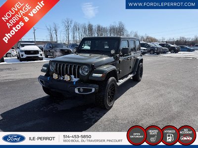 Jeep Wrangler 4xe Sahara 2023 SAHARA 4XE/HYBRIDE BRANCHABLE/ACCÈS SANS CLÉS/DÉMARREUR A DISTANCE/CARPLAY/ANDROID AUTO/SIEGES CHAUF
