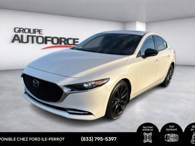 Mazda 3 GT W/TURBO 2021 GT/AWD/NAVIGATION/TOIT OUVRANT/CUIR/SIÈGES CHAUFFANTS/VOLANT CHAUFFANT/CAMÉRA 360°