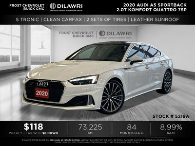 2020 Audi A5 Sportback in Brampton, Ontario