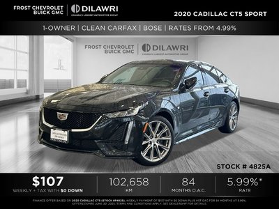 2020 Cadillac CT5 in Brampton, Ontario