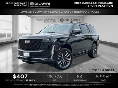 2023 Cadillac Escalade in Brampton, Ontario