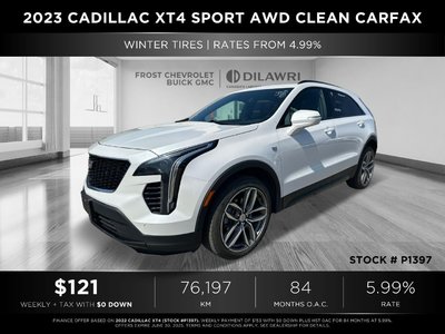 2023 Cadillac XT4 in Brampton, Ontario