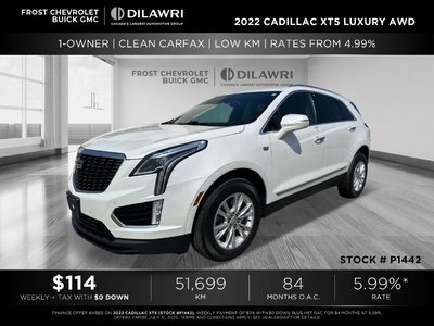 2022 Cadillac XT5 in Brampton, Ontario