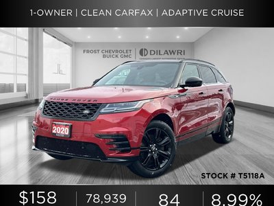 2020 Land Rover Range Rover Velar in Mississauga, Ontario