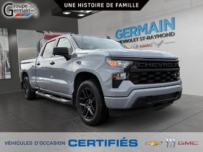 2024 Chevrolet Silverado 1500 4WD CREW CAB CUSTOM | 2.7 L | BOITE DE 6.5 | GROUPE GERMAIN - UNE HISTOIRE DE FAMILLE DEPUIS 1946
