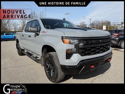 2024 Chevrolet Silverado 1500 CREW CAB CUSTOM TRAILBOSS | 2.7L | BOITE DE 6.5 | GROUPE GERMAIN - UNE HISTOIRE DE FAMILLE DEPUIS 1946