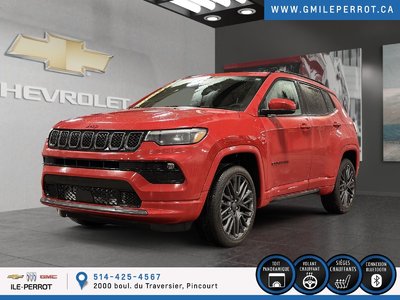 Jeep Compass BANC/VOLANT CHAUFFANTS, APPLE CARPLAY, TOIT PANO 2023 JAMAIS ACCIDENTÉ