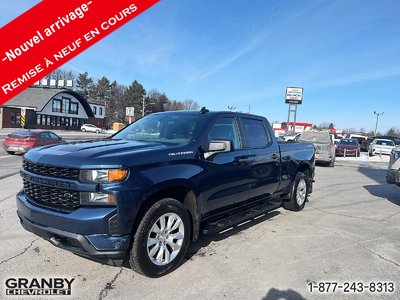 Chevrolet Silverado 1500 Custom crewcab boite 6.6 moteur 5.3L 2019 le centre de l usage en estrie
