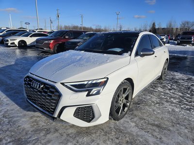 2022 Audi S3 SEDAN Komfort + BLUETOOTH + CARPLAY + AC + CUIR + WOW ++