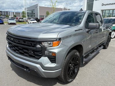Chevrolet Silverado 1500 Custom + CREW + 20 PO  + MARCHEPIEDS + 2.7 + WOW + 2023