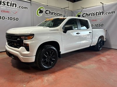 Chevrolet Silverado 1500 CUSTOM CREW 4X4 MAG NOIR 20'' DEM A DISTANCE 2024
