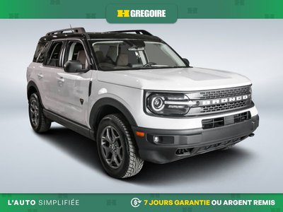 Ford Bronco Badlands AWD AUTO A/C MAGS CUIR TOIT NAV CAM RECUL 2022