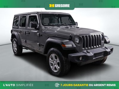 Jeep Wrangler UNLIMITED SPORT 4WD AUTO A/C MAGS 2021