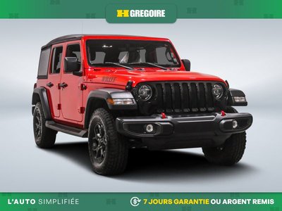 Jeep Wrangler Willys AWD AUTO A/C TOIT NAV MAGS CAM REC BLUETOOT 2022