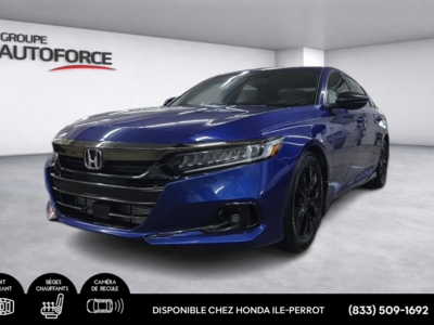 Honda Accord Sedan Sport 2022 2022 *CUIR, DÉMARREUR À DISTANCE, VOLANT ET BANCS CHAUFFANTS*