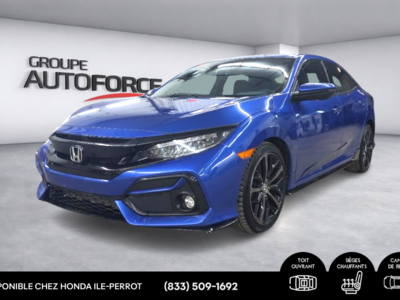 Honda Civic Hatchback Sport Touring 2021 2021 *CUIR, CAMÉRA D'ANGLE MORT, BAS PRIX*