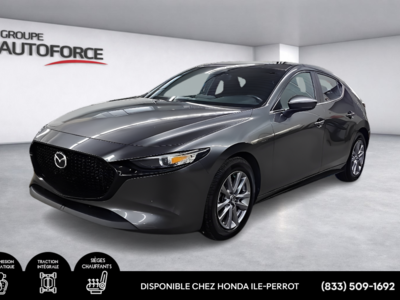 Mazda 3 Sport GS 2020 AWD // SIÈGES ET VOLANT CHAUFFANTS // MAGS // CAMÉRA DE RECUL // +++