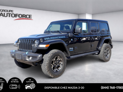 Jeep Wrangler 4xe Unlimited Rubicon AUCUN ACCDIENT, BANCS EN CUIR 2021 À PARTIR DE 151$/SEMAINE